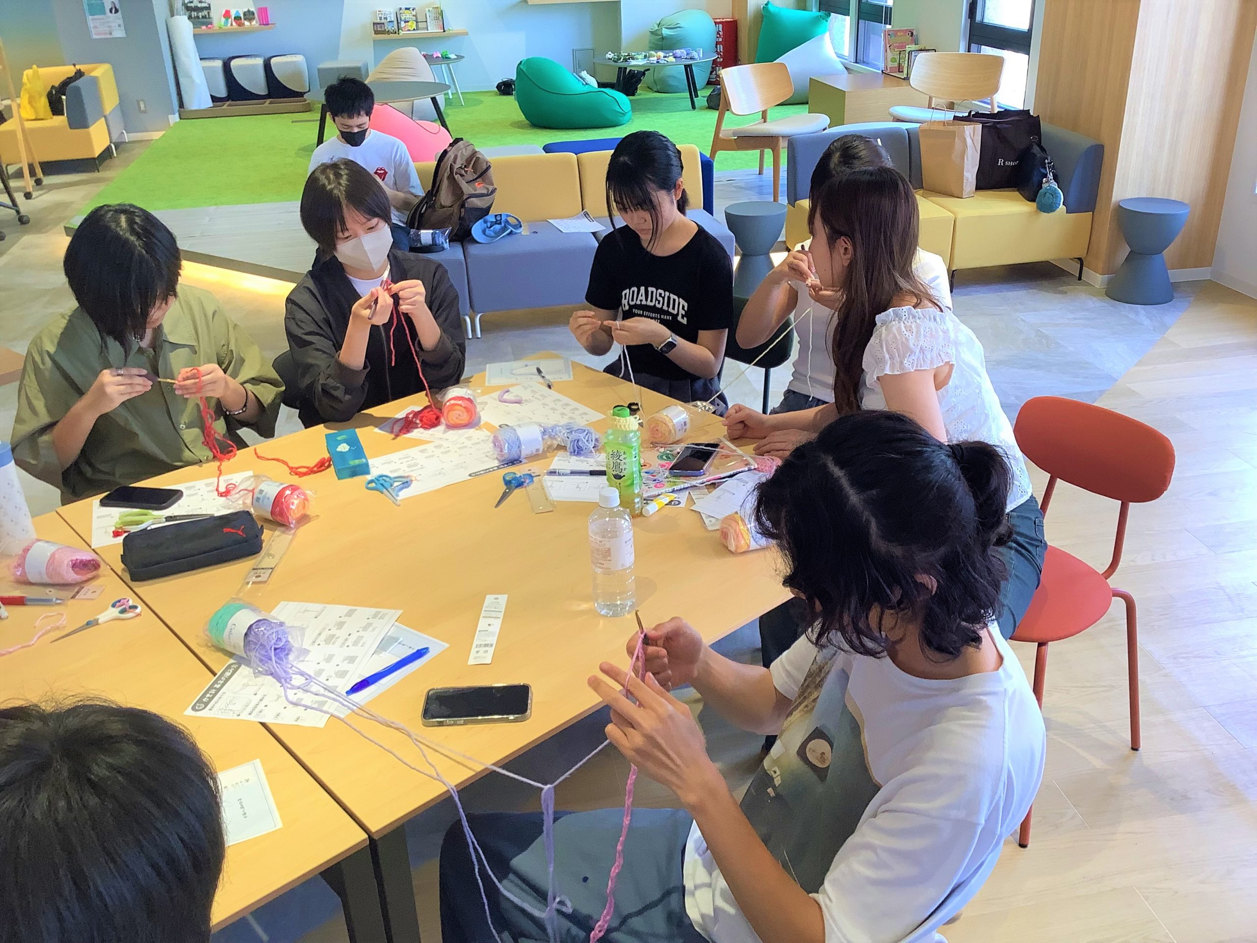 🧶🌼 はじめてでも大丈夫！編み物ワークショップ！