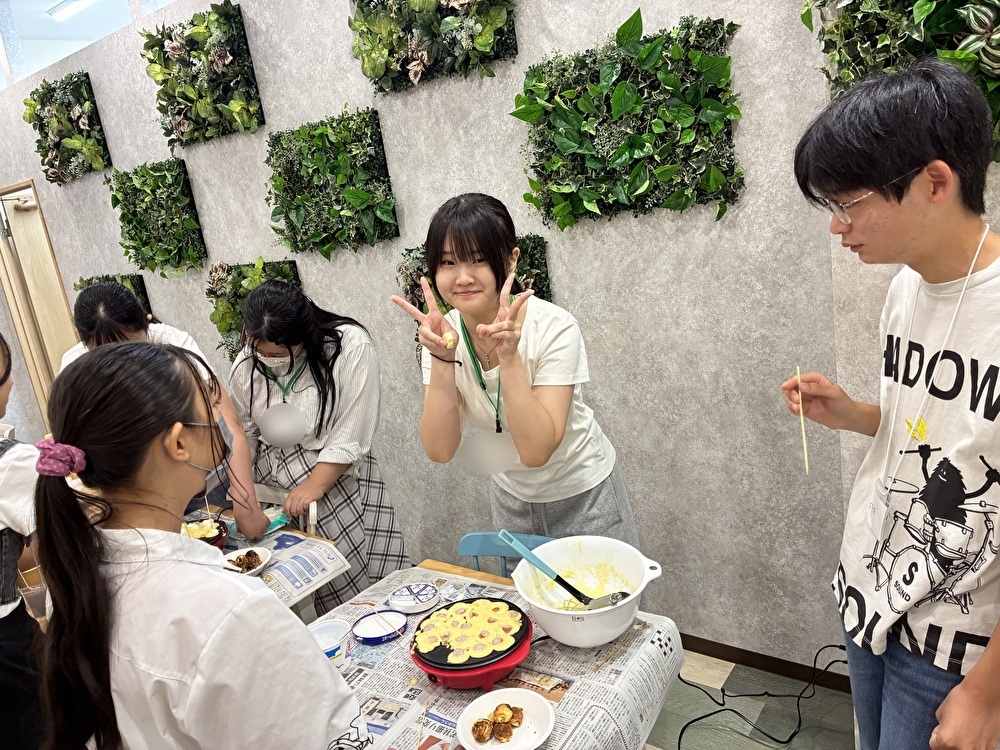 プレエントリーの様子～ベビーカステラ作りに挑戦！～