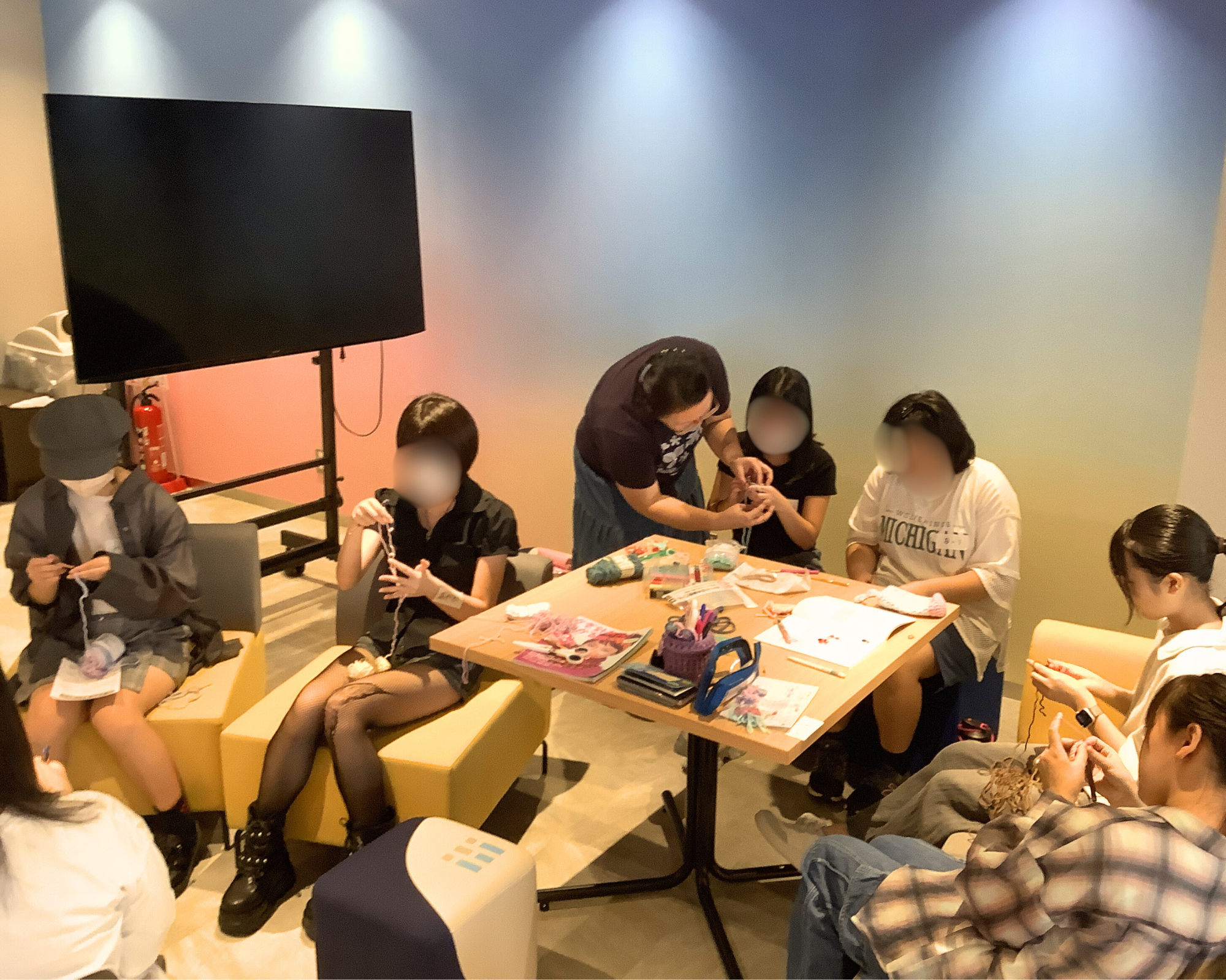 世界にひとつだけの作品を。編み物ワークショップ🧵