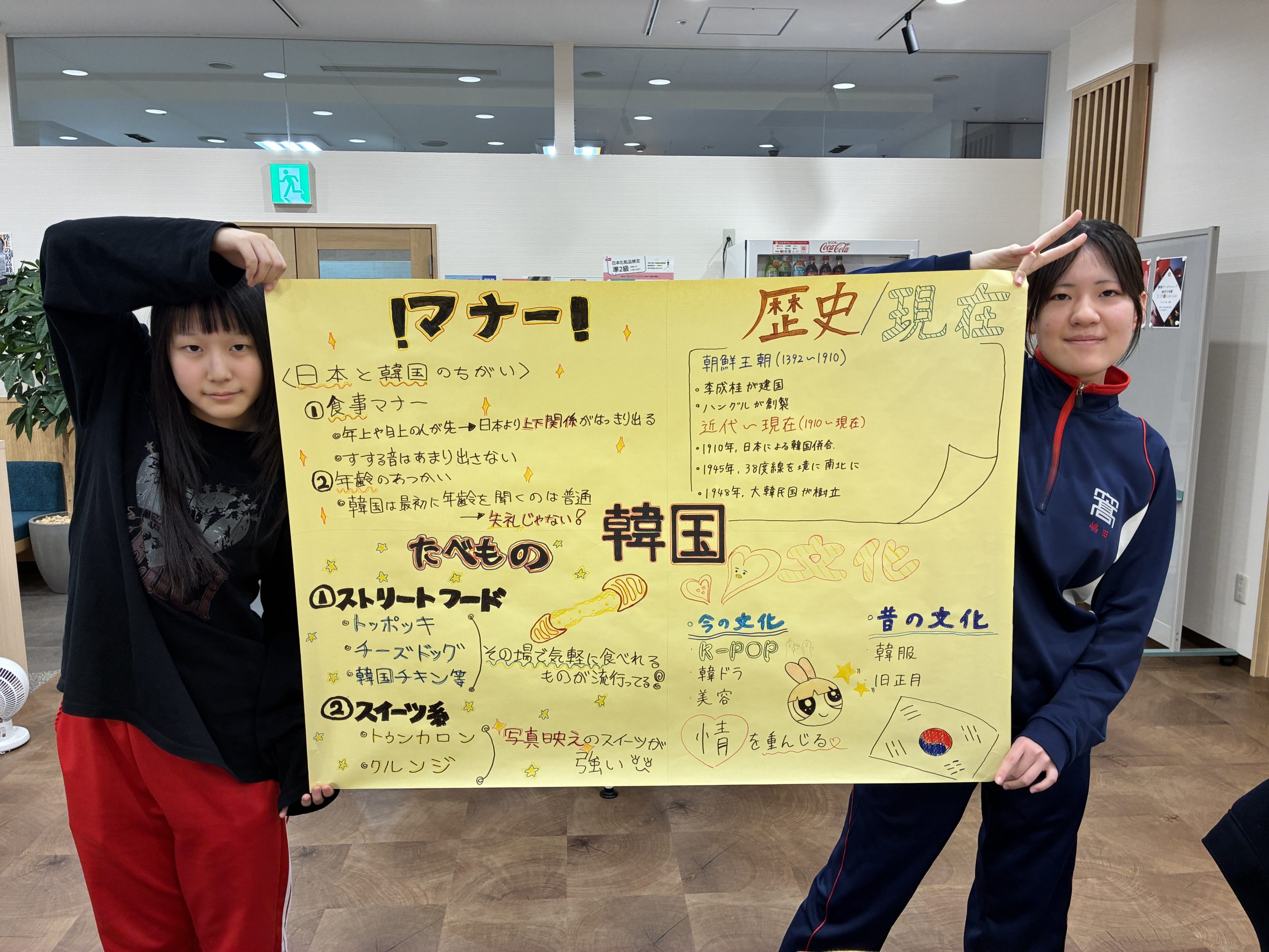 遂に完成！異文化ポスター作り