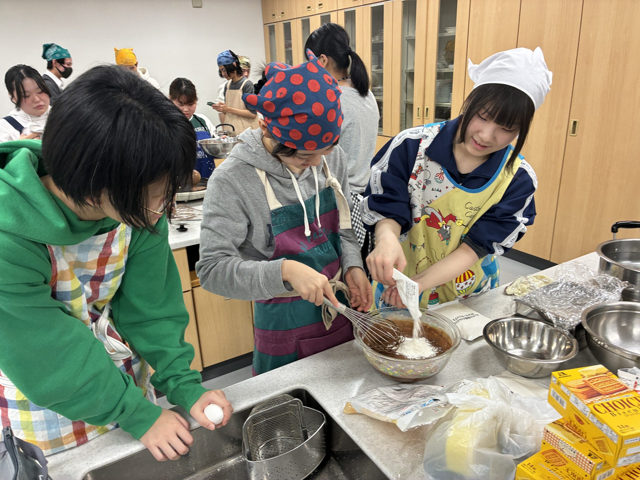 バレンタインお菓子作りに挑戦♪