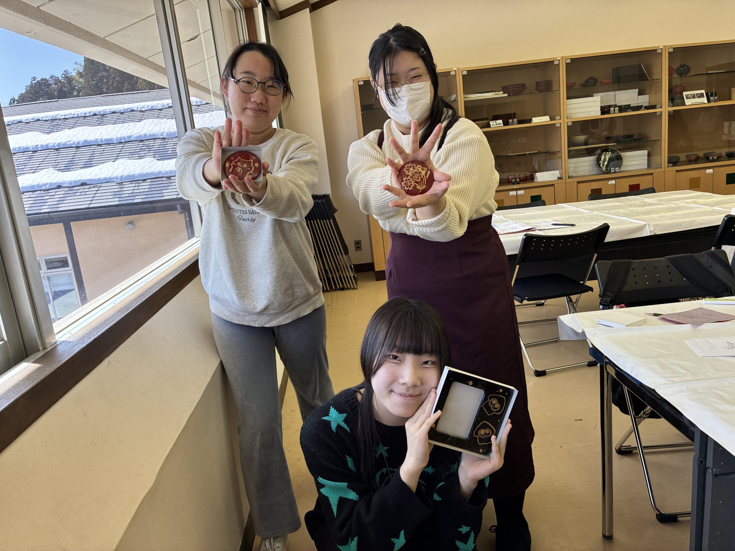 漆器ワークショップinうるしの里